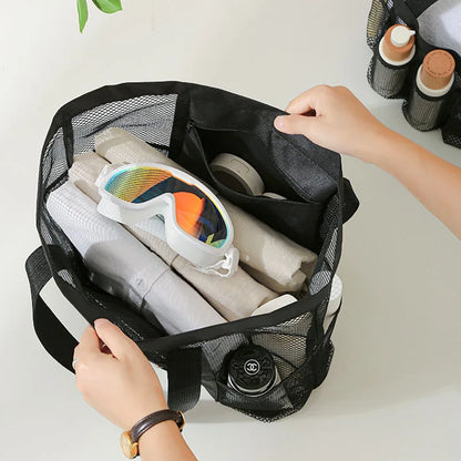 Coastal Mesh Beach Bag